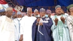 Abdulaziz Yari a bikin komawar Gwamnan Jihar Zamfara Bello Matawalle zuwa APC