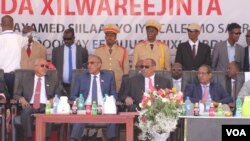 Le président du Somaliland Muse Bihi Abdi lors d'une cérémonie, le 13 décembre 2017.
