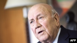 Nyakwigendera Frederick Willem de Klerk 