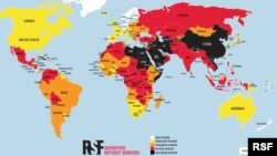 Bản đồ Chỉ số Tự do Báo chí Thế giới 2021 của Tổ chức Phóng viên Không Biên giới (RSF) cho thấy Việt Nam trong nhóm các nước màu đen vì có môi trường bị RSF coi là "rất tồi tệ" đối với tự do báo chí.