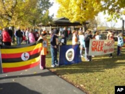 Dayton fifth graders held their first GuluWalk fundraiser in Minnesota on Oct. 24, 2009.