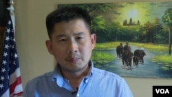 Sok Paul Pen, president of the U.S.-based CNRP youth movement in Lowell, Massachusetts.