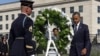 Obama Pays Respects at Site of Pentagon Attack