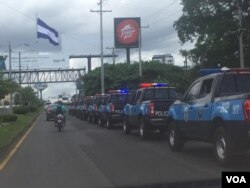 Manifestantes fueron reprimidos por la Policía Nacional de Nicaragua el domingo 30 de junio de 2019.