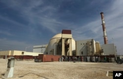 FILE - Reactor building of the Bushehr nuclear power plant just outside the southern city of Bushehr, Iran.