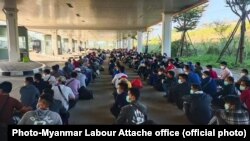 2021 နိုဝင်ဘာလက မဲဆောက်ကနေ မြဝတီကို နေရပ်ပြန်ပို့ခံရတဲ့မြန်မာအလုပ်သမားများ 