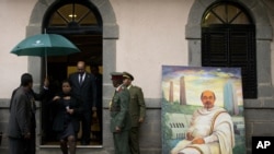 Sudanski predsednik Omar al-Bašir na sahrani bivšeg premijera Etiopije