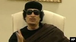 Mouammar Kadhafi, l'ex-dirigeant libyen.