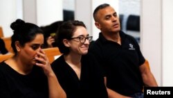 American student Lara Alqasem appears in Israel's Supreme Court in Jerusalem, Oct. 17, 2018