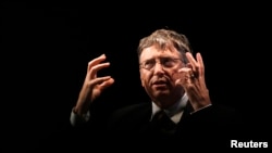Bill Gates berbicara di acara Yayasan Lembaga Nasional untuk Kesehatan (NIH) di Washington. (Foto: Dok)