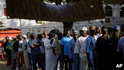 Les Gambiens aux urnes, le 1er décembre 2016 (AP Photo/Jerome Delay)