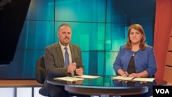VOA anchors Dakhil Elias and Motabar Shirwani host the first live episode of Kurd Connection