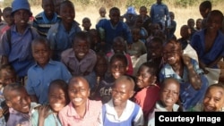 Zimkids children at the Pumula center, Bulawayo.