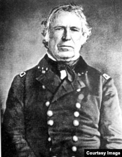 Portrait of General Zachary Taylor. Taylor led American troops against Mexican forces.