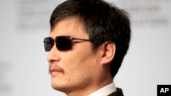 Chen Guangcheng mengukuhkan berita adanya tekanan politik terhadap Universitas New York untuk mengeluarkannya sebelum akhir bulan ini (Foto: dok).