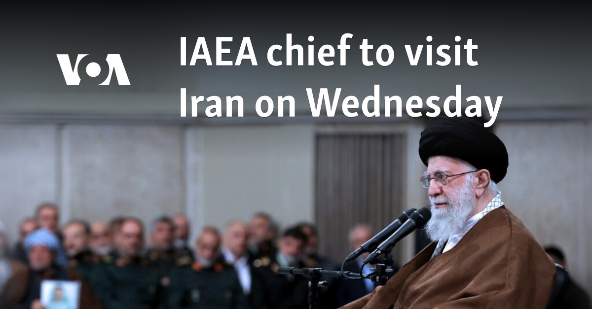 IAEA chief to visit Iran on Wednesday