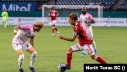 Benjamin Redžić u nastupu za North Texas SC