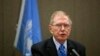 FILE - Michael Kirby, former chairman of the United Nations Commission of Inquiry on North Korea, speaks during a news conference.