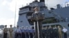Обама на борту флагманського корабля філіппінських ВМС BRP Gregorio del Pilar