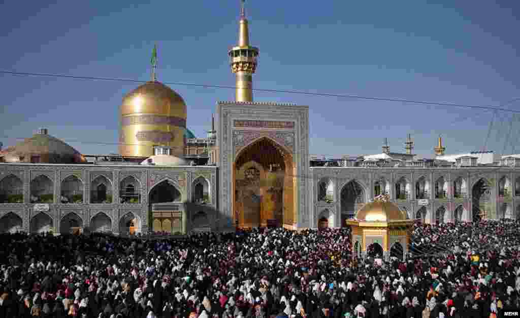 تحویل سال در حرم امام رضا در مشهد