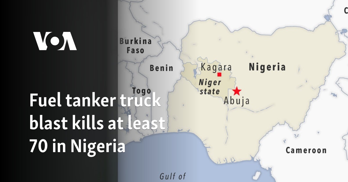 Fuel tanker truck blast kills at least 70 in Nigeria