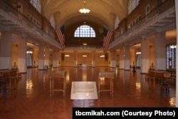 In Ellis Island's 2nd floor Registry Room, millions of European immigrants underwent medical and legal examinations, and learned if they would be allowed to continue on to the mainland.