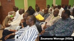 Les ministres de Blaise compaoré, à Ouagadougou, Burkina, le 27 avril 2017. (VOA/Zoumana Wonogo)