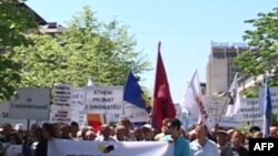 Protesta me rastin e 1 Majit në Kosovë