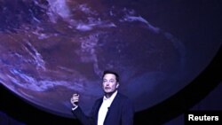 Elon Musk, fondateur et patron de SpaceX, congrès international d'astronautique, Guadalajara, Mexique, le 27 septembre 2016. (REUTERS/Stringer) 