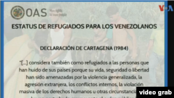 Declaración de Cartagena. Foto: video grab.