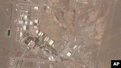 This satellite photo from Planet Labs Inc. shows Iran's Natanz nuclear facility on Wednesday, April 7, 2021. (Planet Labs Inc. via AP)