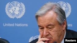 FILE - U.N. Secretary-General Antonio Guterres.