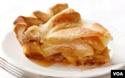 apple pie piece.