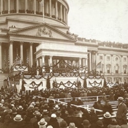 President Roosevelt's inauguration ceremony in Washington