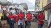 Des militants du mouvement pro-démocratie Vigilance citoyenne à Kinshasa, RDC, le 2 novembre 2018. (Twitter/Vici-RDC)