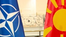 Arhiva - Zastave NATO-a i Severne Makedonije