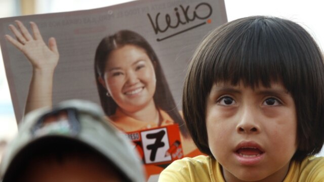 La encuestadora Ipsos coloca a Keiko Fujimori como favorita para ganar la carrera a la presidencia de Perú.