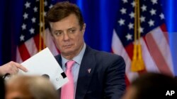 Paul Manafort es uno de los allegados a Trump cuyas actividades están siendo investigadas por el fiscal especial Robert Mueller, como parte de una pesquisa sobre la interferencia rusa en las elecciones presidenciales de 2016.