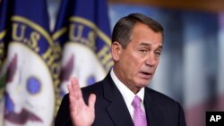 John Boehner dijo en conferencia de prensa que sí proseguirá para presentar la demanda de manera oficial contra el presidente Obama.