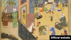 Sa'di and the Youth of Kashgar (Courtesy Arthur M. Sackler Gallery)