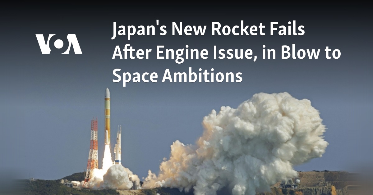 Japan's New Rocket Fails After Engine Issue, in Blow to Space Ambitions - Vimarsana News