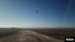 When heated by the Sun, the balloons rise into the atmosphere and descend in the evening. Low-frequency sound waves caused by an aftershock were recorded by one of the balloons on July 22, 2019. (Photo Credit: NASA/JPL-Caltech)
