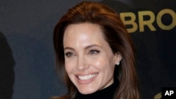 FILE - Actor Angelina Jolie announced in March 2015 that she'd had her ovaries and fallopian tubes removed to prevent cancer. She also underwent a preventive double mastectomy.