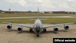 Американский самолет KC-135, использовавшийся в рамках Договора по открытому небу (архивное фото)