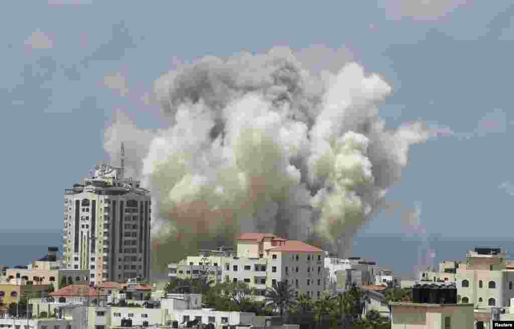 اسرائیل نے ہفتہ کو غزہ میں 20 سے زائد مقامات اور اہداف کو نشانہ بنایا۔