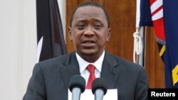 Le président kenyan Uhuru Kenyatta le 2 décembre 2014. 