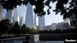 2001年在紐約世貿中心911恐怖襲擊後建的紀念塔。