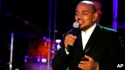FILE - In this July 28, 2007, file photo, James Ingram performs during the Grammy Foundation's "Starry Night Benefit Honoring Quincy Jones" held at UCLA Tennis Center in Los Angeles.