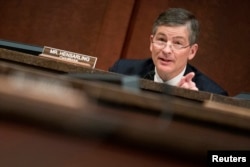 FILE - Chairman of the House Financial Services Committee Jeb Hensarling (R-TX).