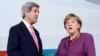 Merkel y Kerry alientan comercio trasatlántico